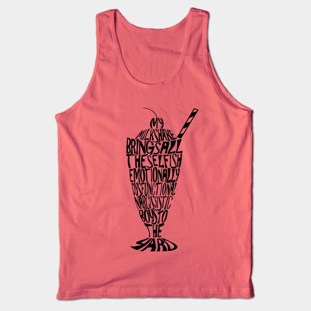 Milkshake Tank Top by rachybattlebot